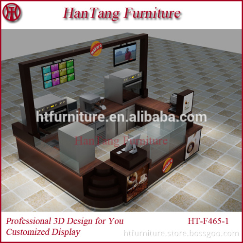 China mall Espresso coffee kiosk counter manufacture